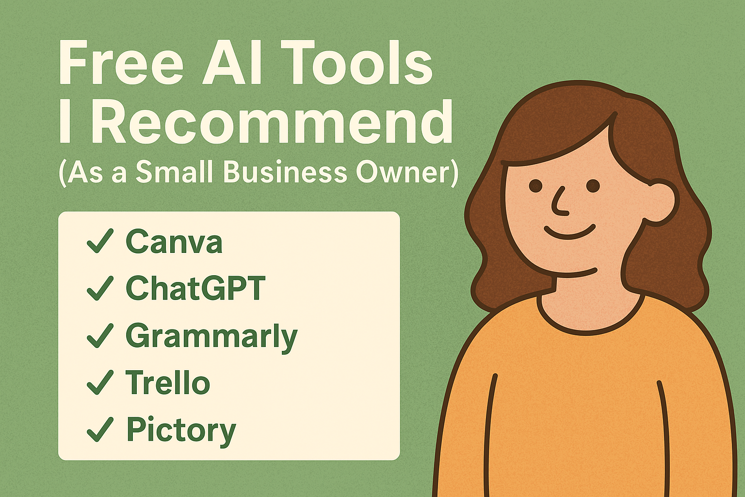 Free AI Tools I Recommend (As a Small Business Owner)