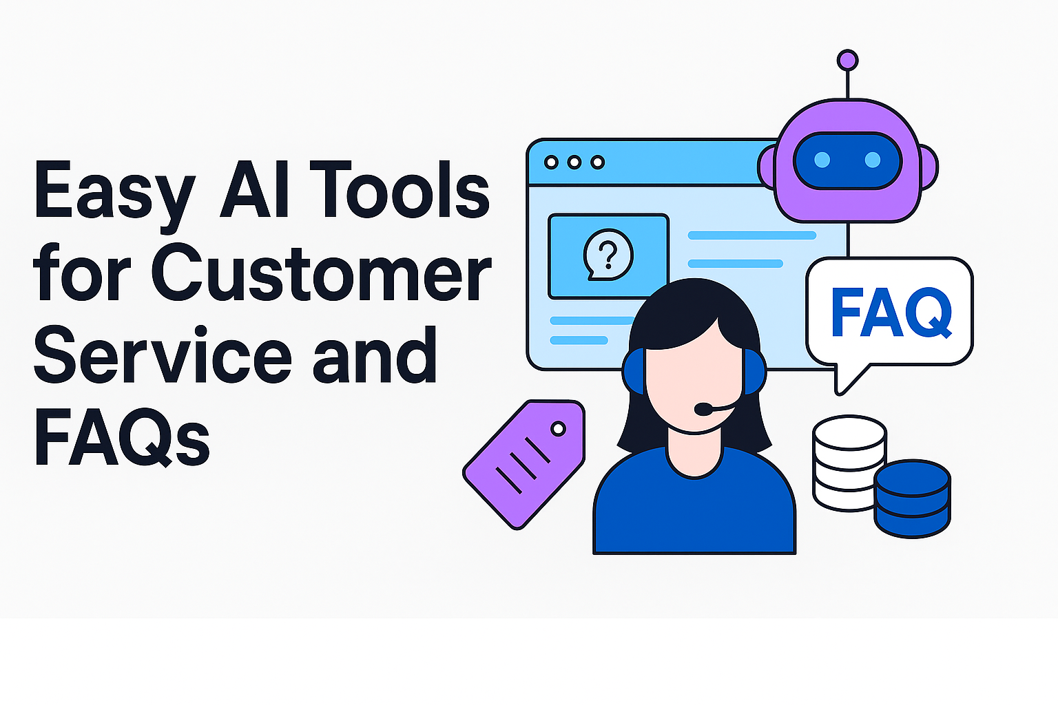 Easy AI Tools for Customer Service and FAQs